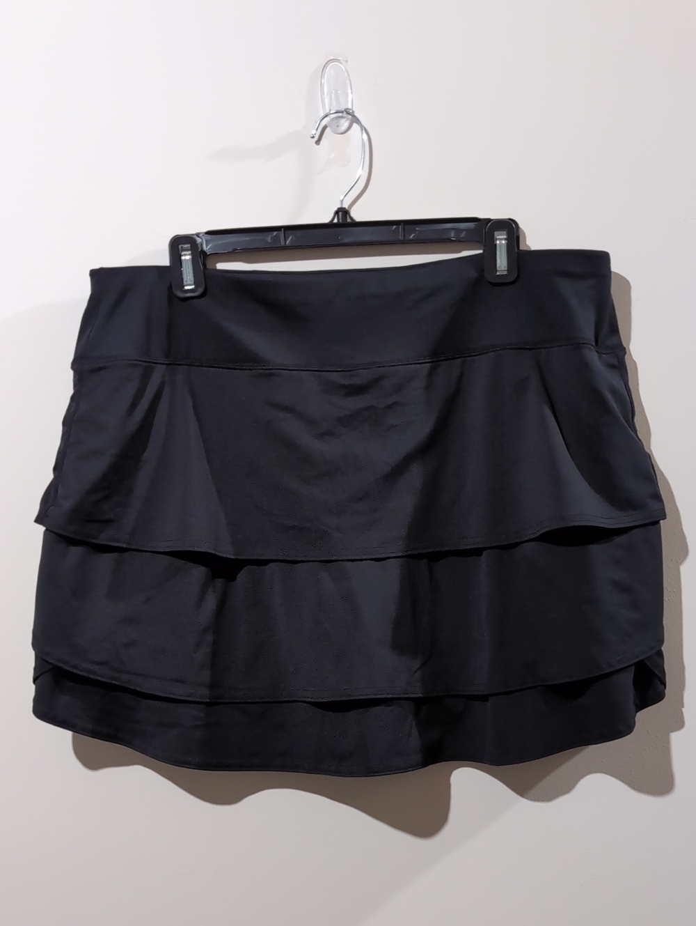 Athleta Black Layered Active Skort